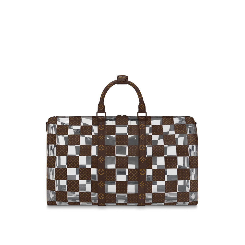 Louis Vuitton Chess Keepall Bandouliere 50 M20864 - Photo-3