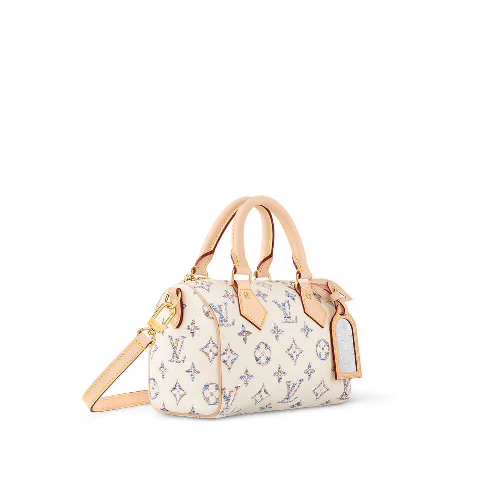 Louis Vuitton Speedy Bandouliere 20 Bag in Monogram Canvas White M24709 - Photo-2