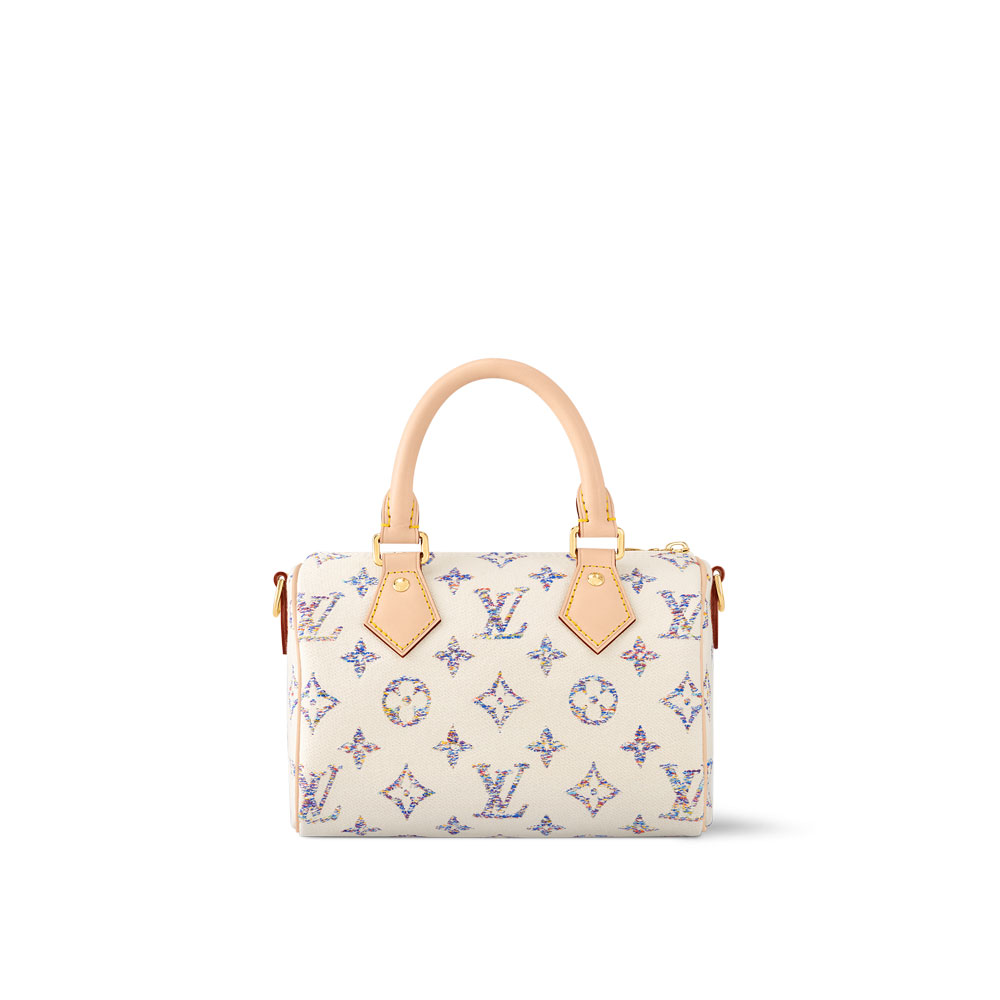 Louis Vuitton Speedy Bandouliere 20 Bag in Monogram Canvas White M24709 - Photo-3