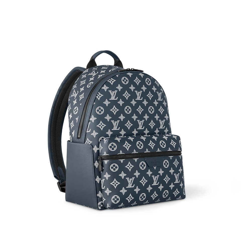 Louis Vuitton Discovery Backpack Monogram Shadow Blue M24760 - Photo-2