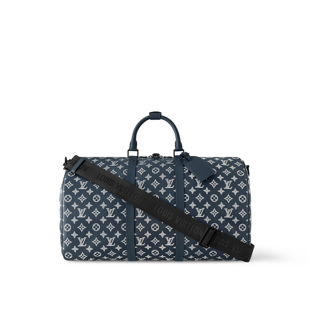 Louis Vuitton Keepall Monogram Shadow Bandouliere 50 Bag M24953