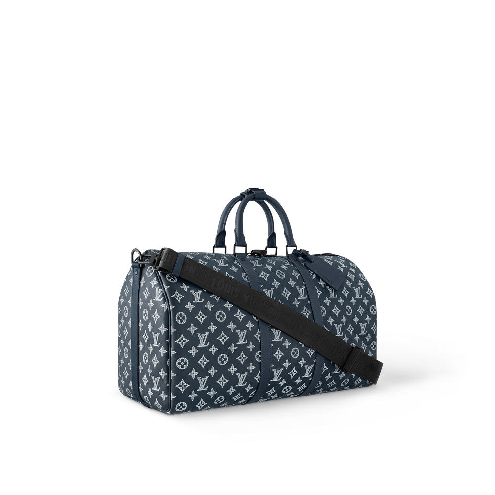 Louis Vuitton Keepall Monogram Shadow Bandouliere 50 Bag M24953 - Photo-2