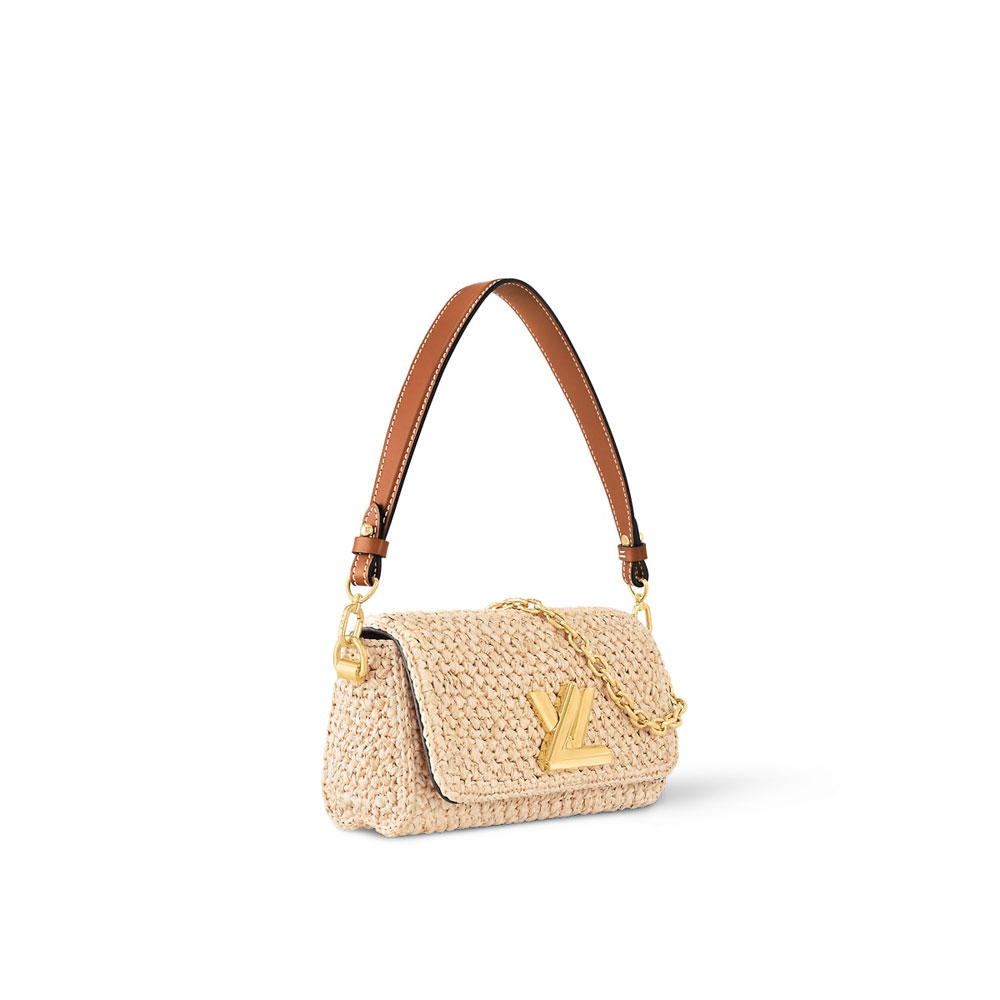 Louis Vuitton Twist West Bag Leathers Beige M25030 - Photo-2