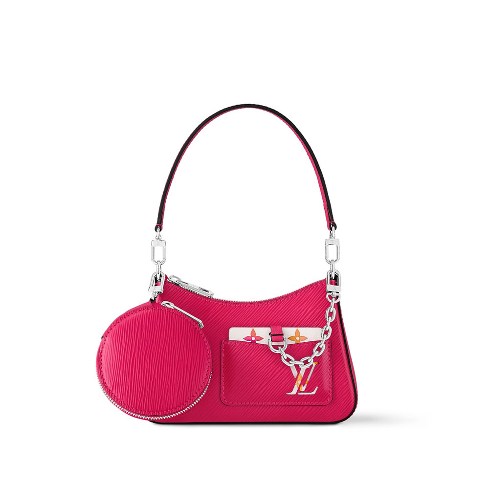 Louis Vuitton Marellini Bag Epi Leather Pink M25249