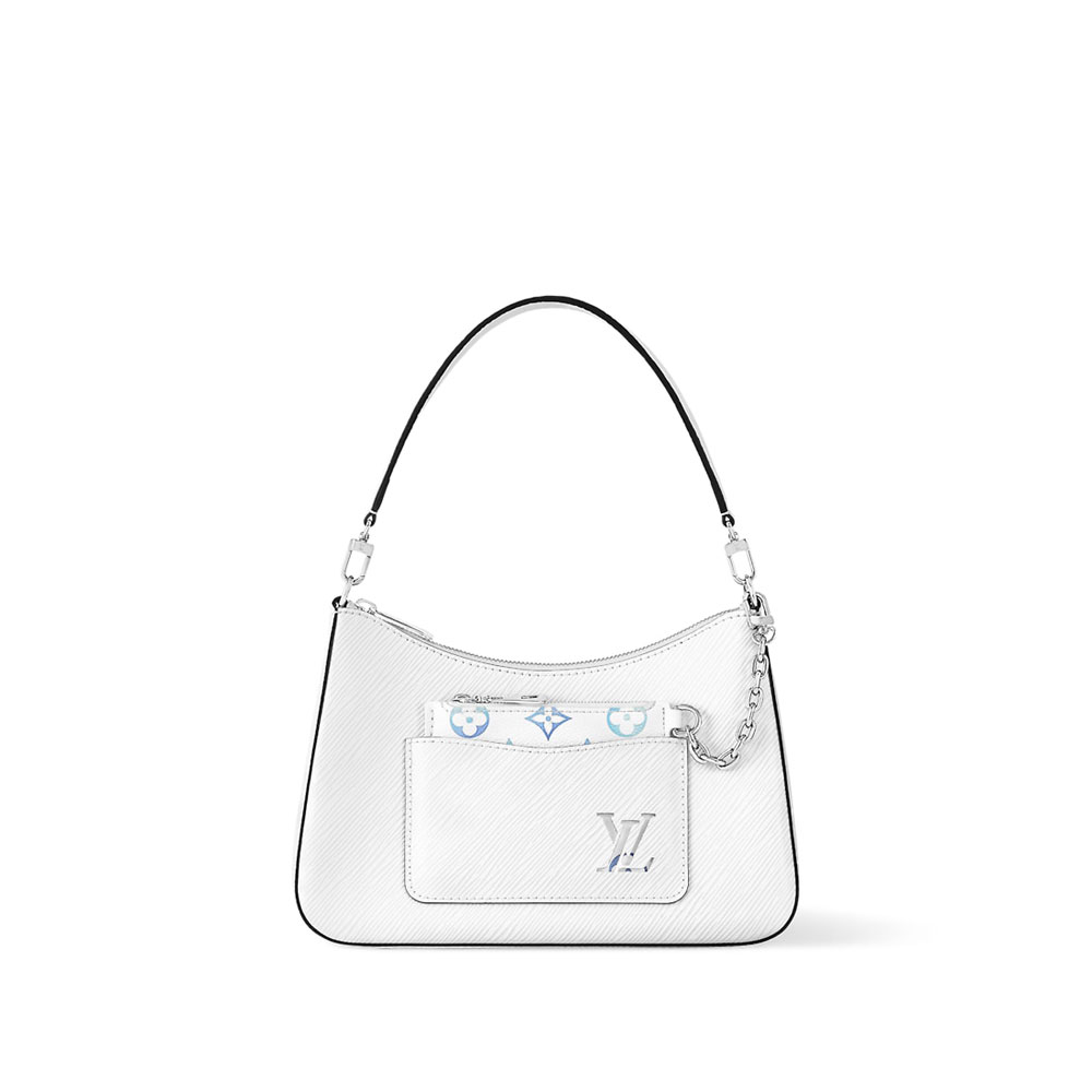 Louis Vuitton Marelle Bag Epi Leather White M25312