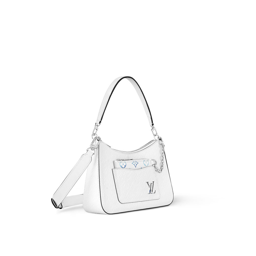 Louis Vuitton Marelle Bag Epi Leather White M25312 - Photo-2