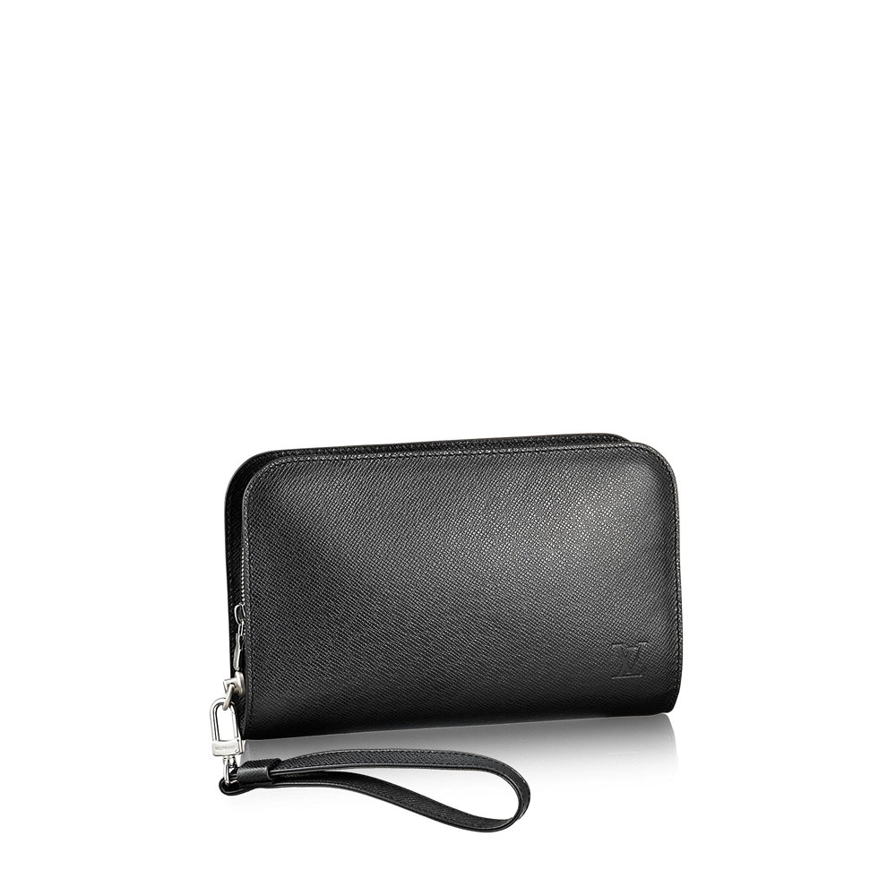 Louis Vuitton pochette baikal taiga leather bags M30182