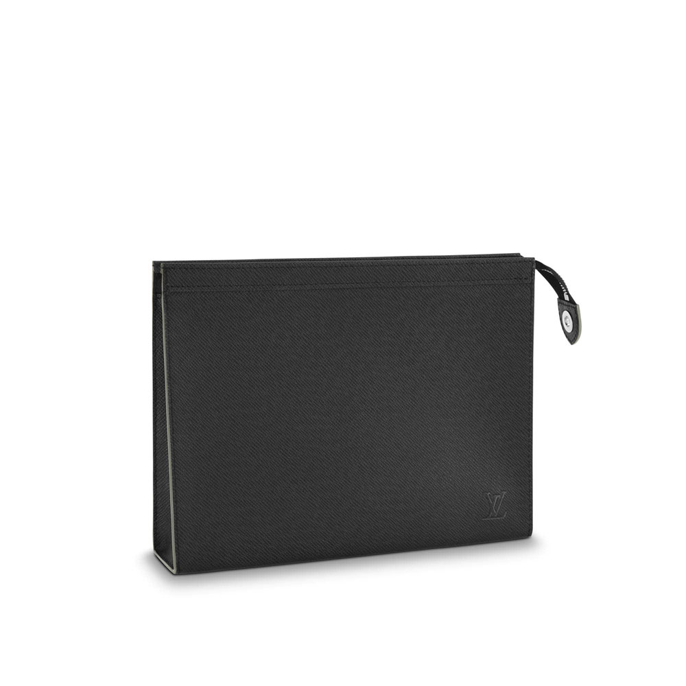 Louis Vuitton POCHETTE VOYAGE MM Taiga Leather M30187