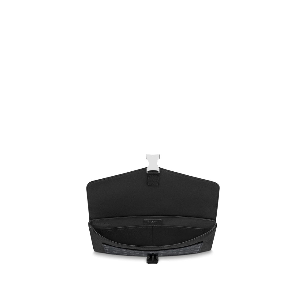 Louis Vuitton Outdoor Flap Messenger K45 in Black M30413 - Photo-3