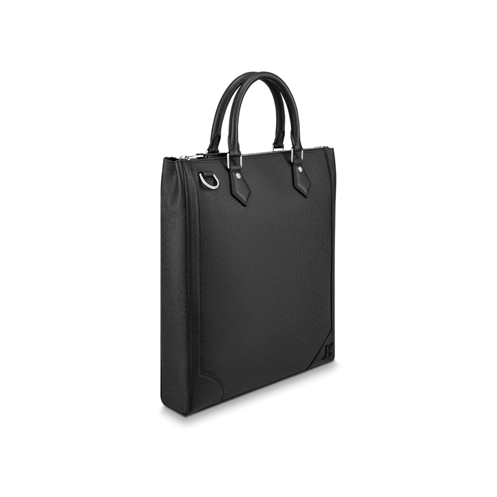 Louis Vuitton Vertical Tote Taiga Leather in Black M30811 - Photo-2