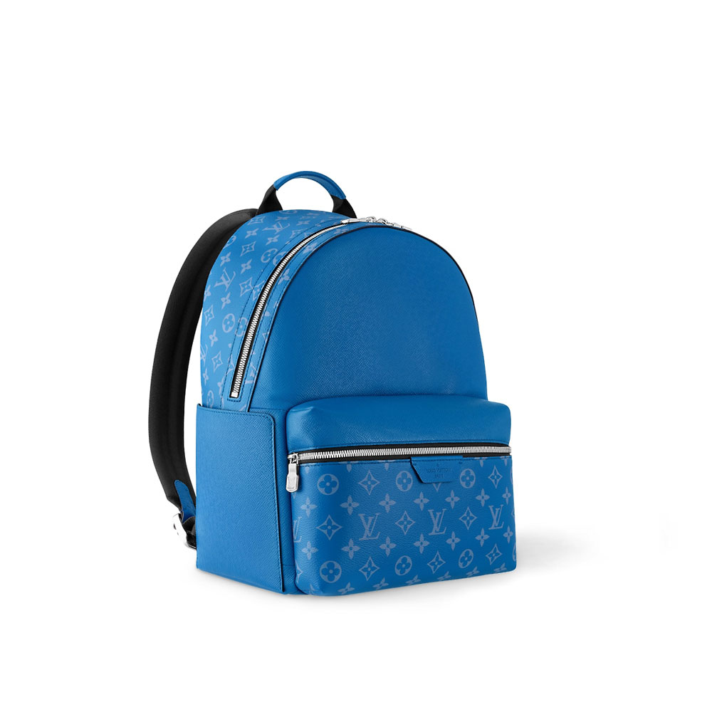 Louis Vuitton Discovery Backpack Taigarama Blue M31026 - Photo-2