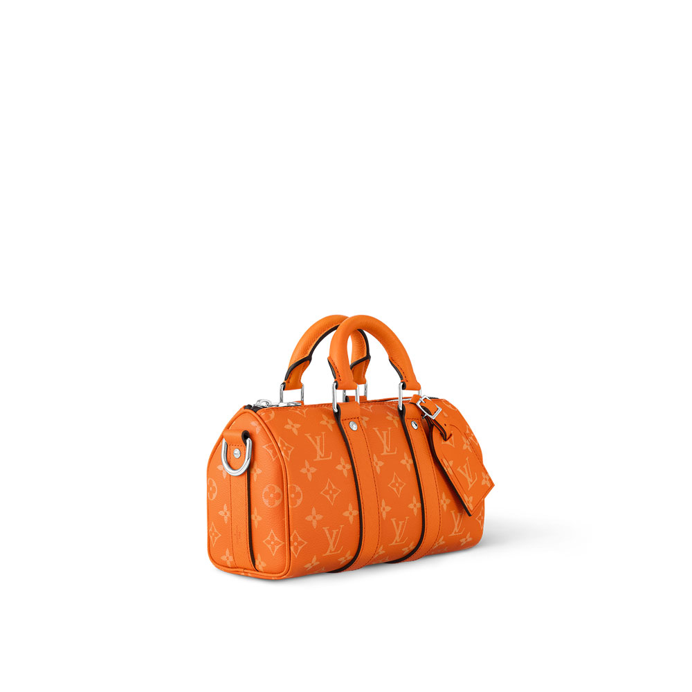 Louis Vuitton Taigarama Orange Keepall Bandouliere 25 Bag M31044 - Photo-2