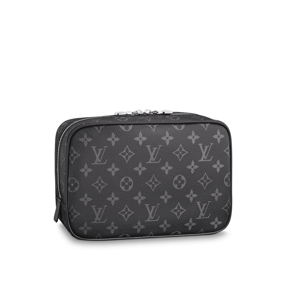 Louis Vuitton toilet pouch gm monogram eclipse travel luggage M43383