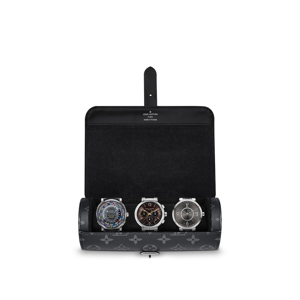 Louis Vuitton Watch Case Damier Graphite Canvas M43385 - Photo-3