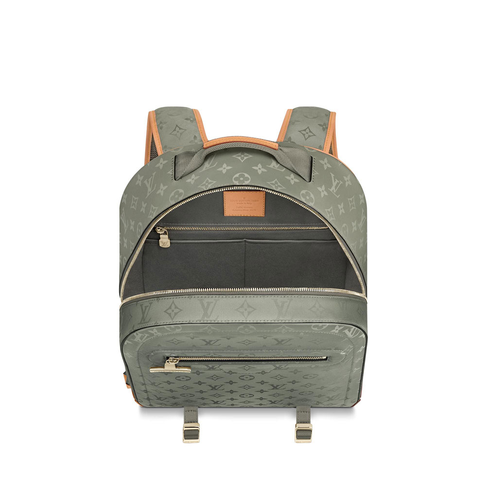 Louis Vuitton Backpack GM Monogram Titanium M43881 - Photo-3