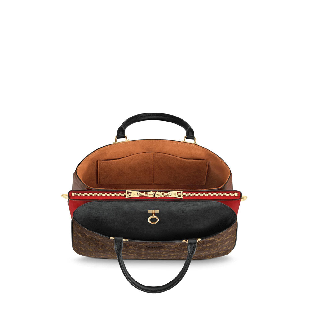 Louis Vuitton Designer Bag in Leather Monogram Canvas M44254 - Photo-3