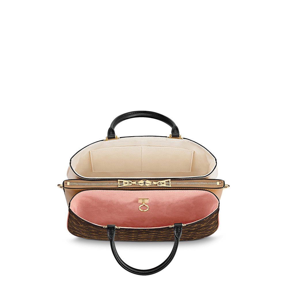 Louis Vuitton Designer Bag in Leather and Monogram Canvas M44255 - Photo-3