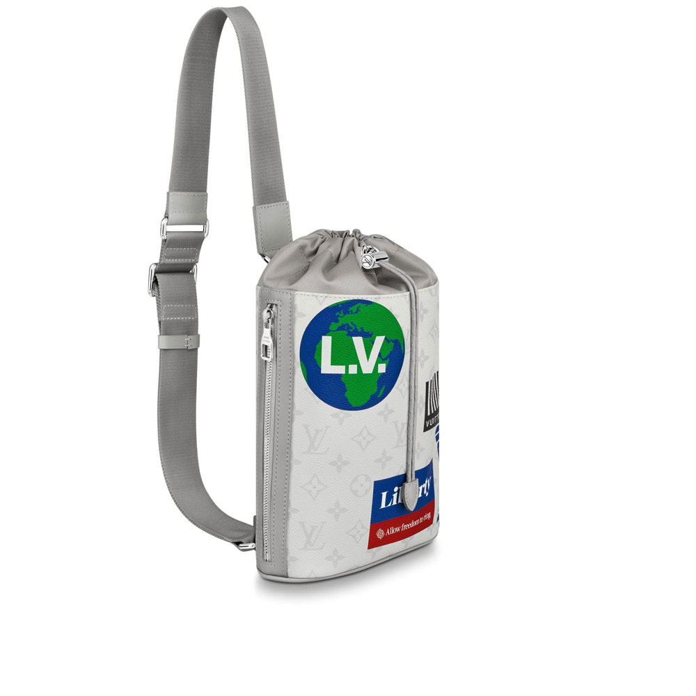 Louis Vuitton CHALK SLING BAG M44629 - Photo-3