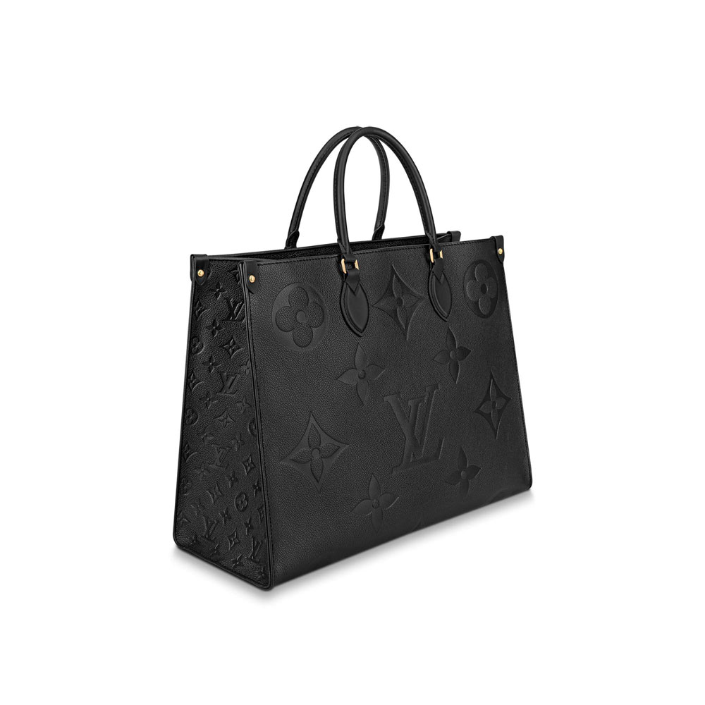 Louis Vuitton OnTheGo GM Monogram Empreinte Leather in Black M44925 - Photo-2