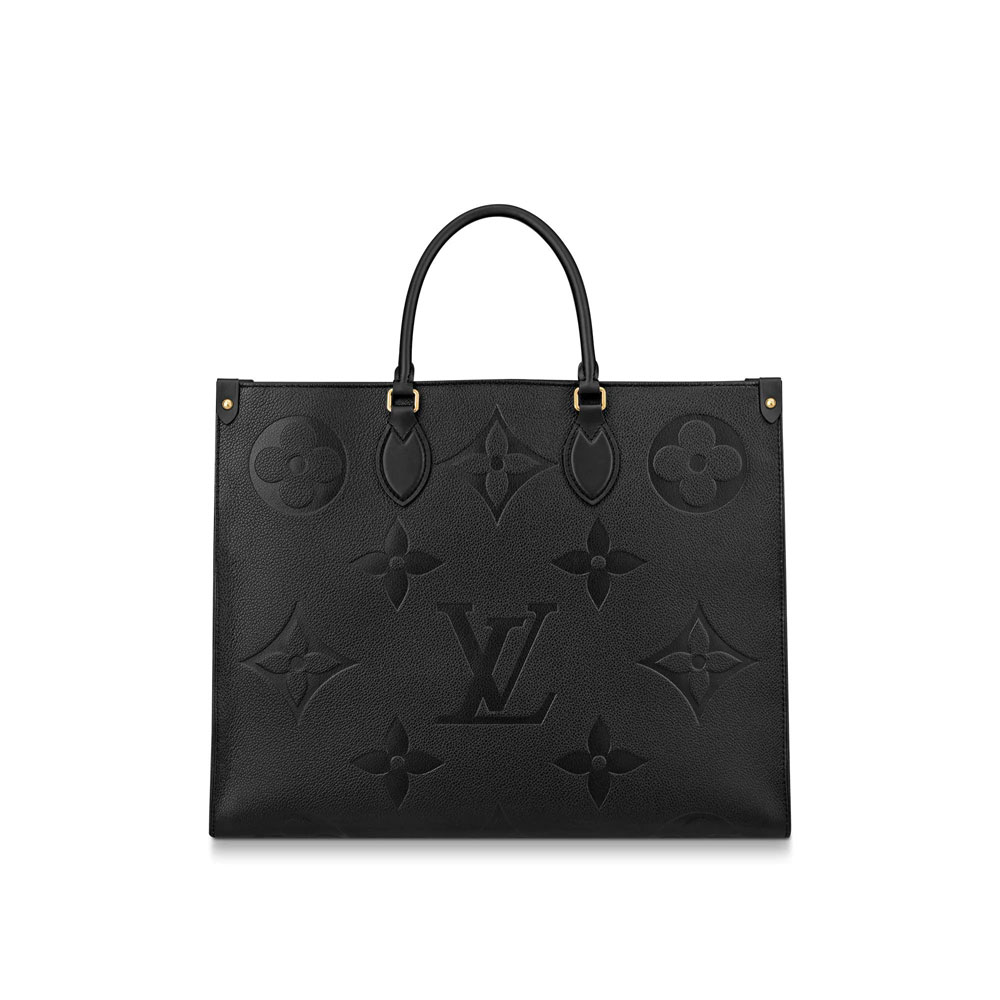 Louis Vuitton OnTheGo GM Monogram Empreinte Leather in Black M44925 - Photo-4