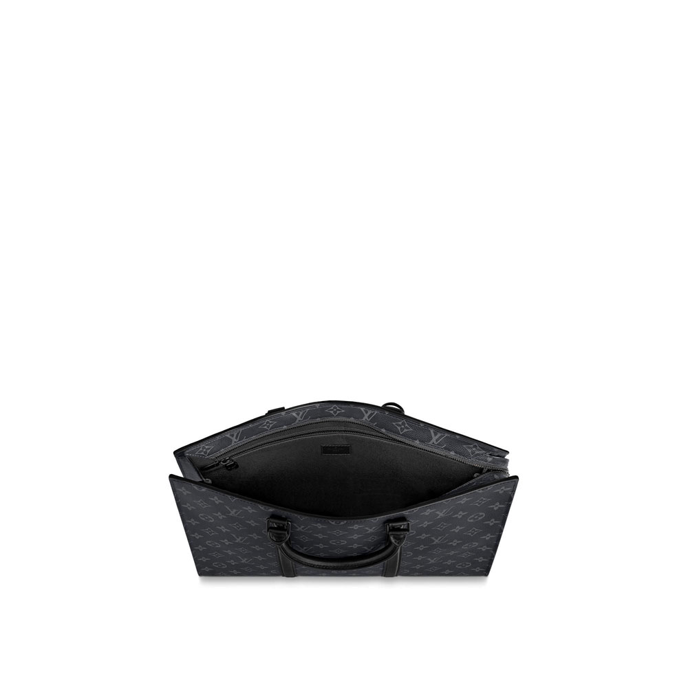 Louis Vuitton Sac Plat Horizontal Zippe Monogram Eclipse Canvas M45265 - Photo-3