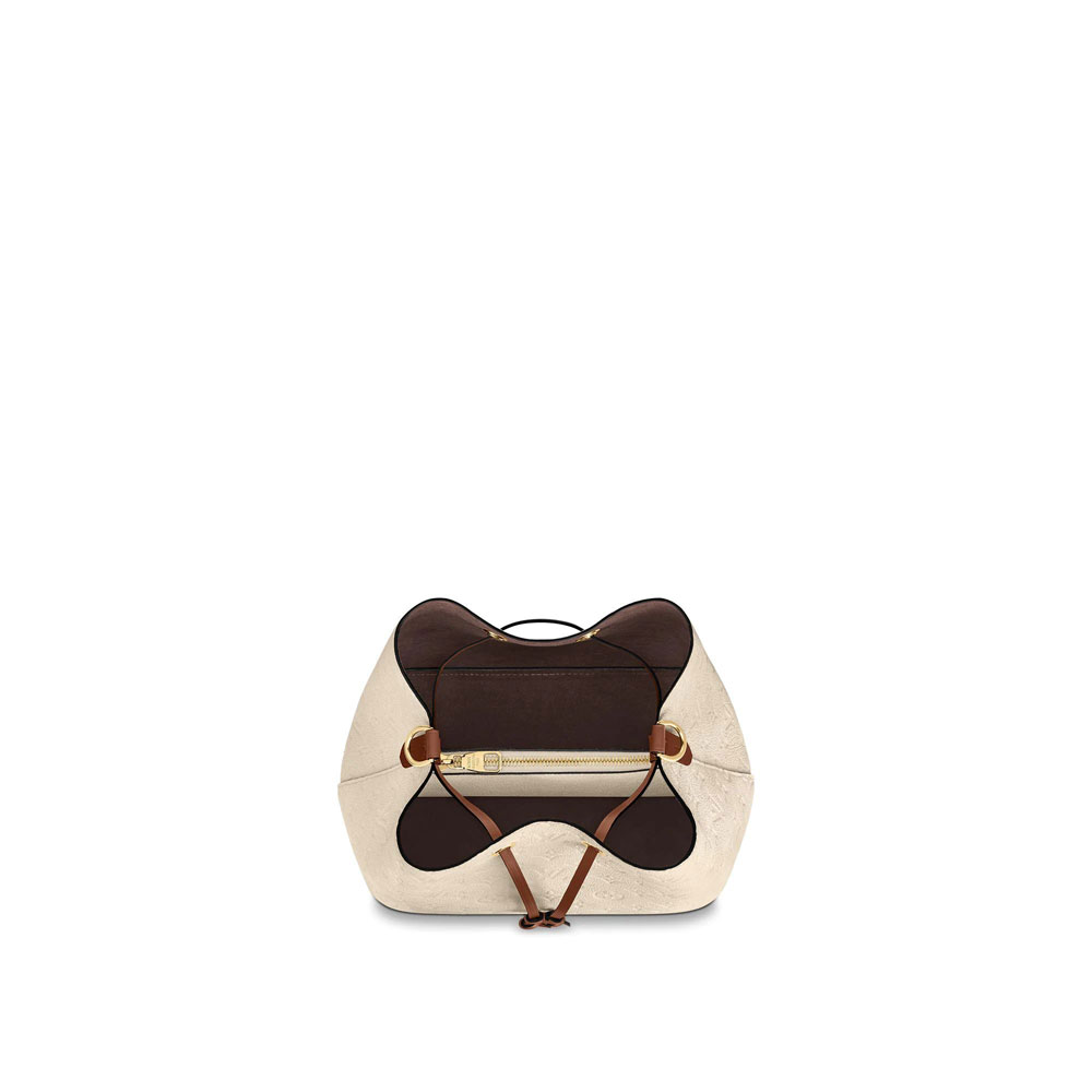 Louis Vuitton NeoNoe MM Monogram Empreinte Leather in Beige M45307 - Photo-3