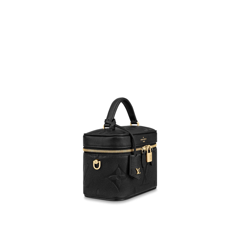 Louis Vuitton Vanity PM Monogram Empreinte Leather in Black M45598 - Photo-2