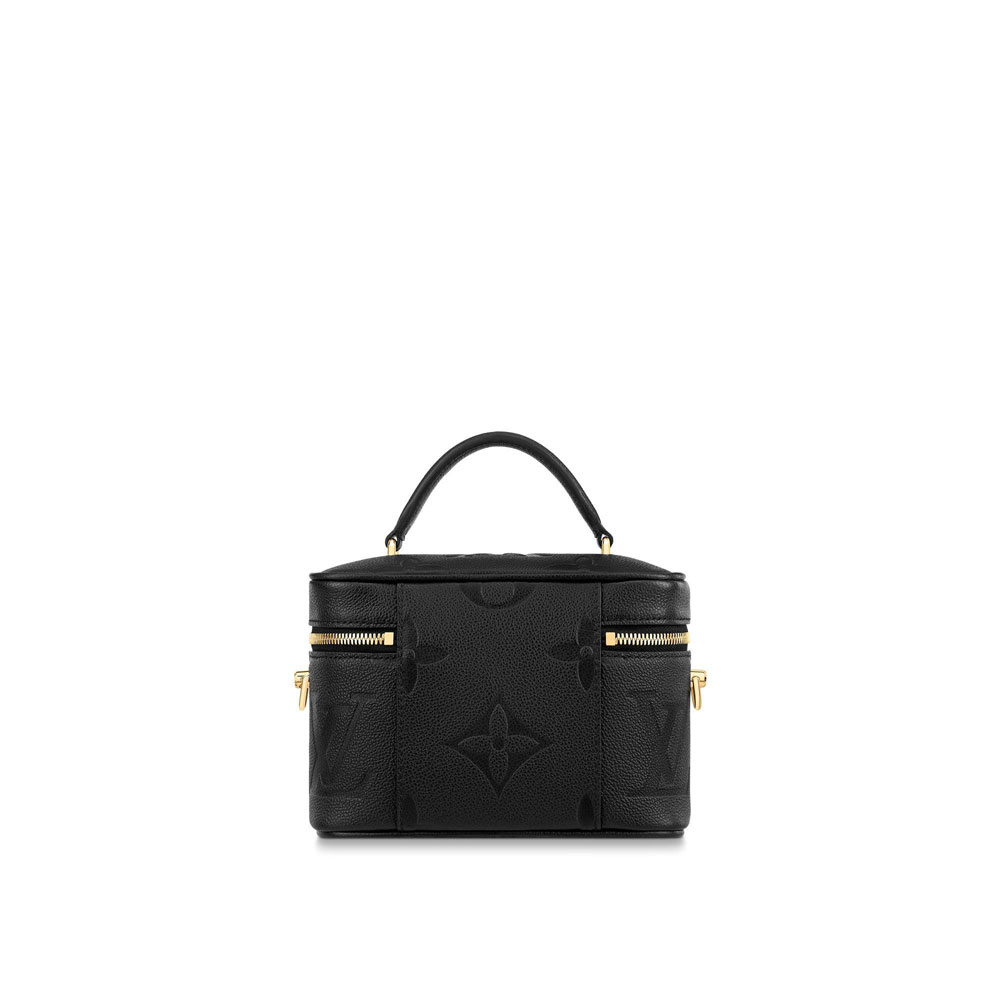 Louis Vuitton Vanity PM Monogram Empreinte Leather in Black M45598 - Photo-4