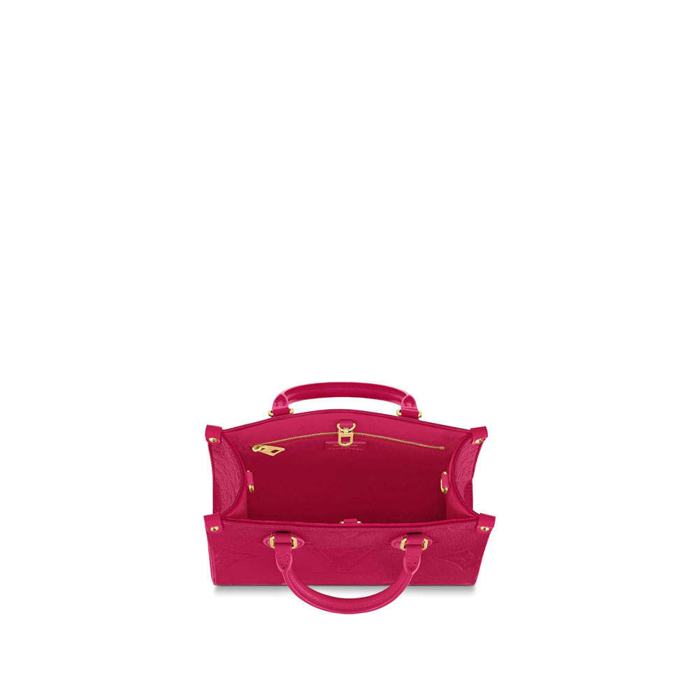 Louis Vuitton Onthego PM Monogram Empreinte Leather in Rose M45660 - Photo-3