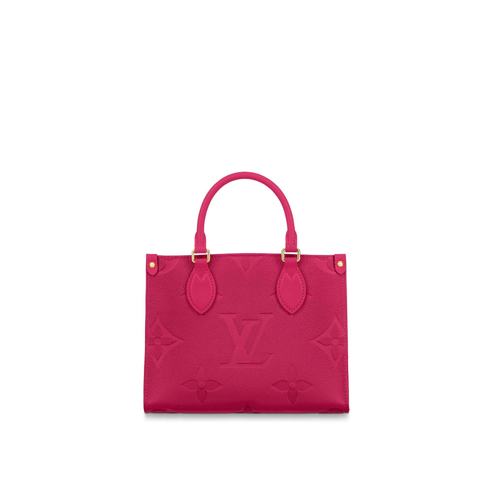 Louis Vuitton Onthego PM Monogram Empreinte Leather in Rose M45660 - Photo-4