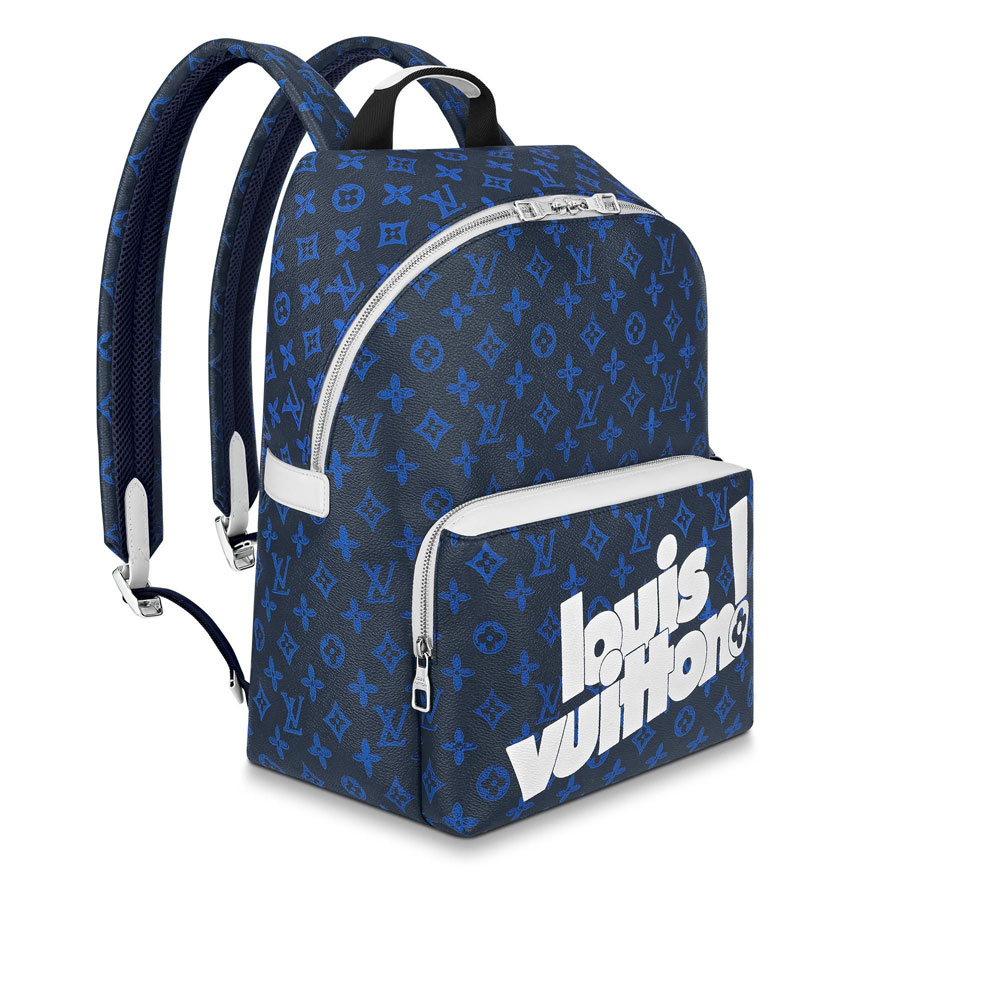 Louis Vuitton Discovery Backpack Monogram Other in Blue M45879 - Photo-2
