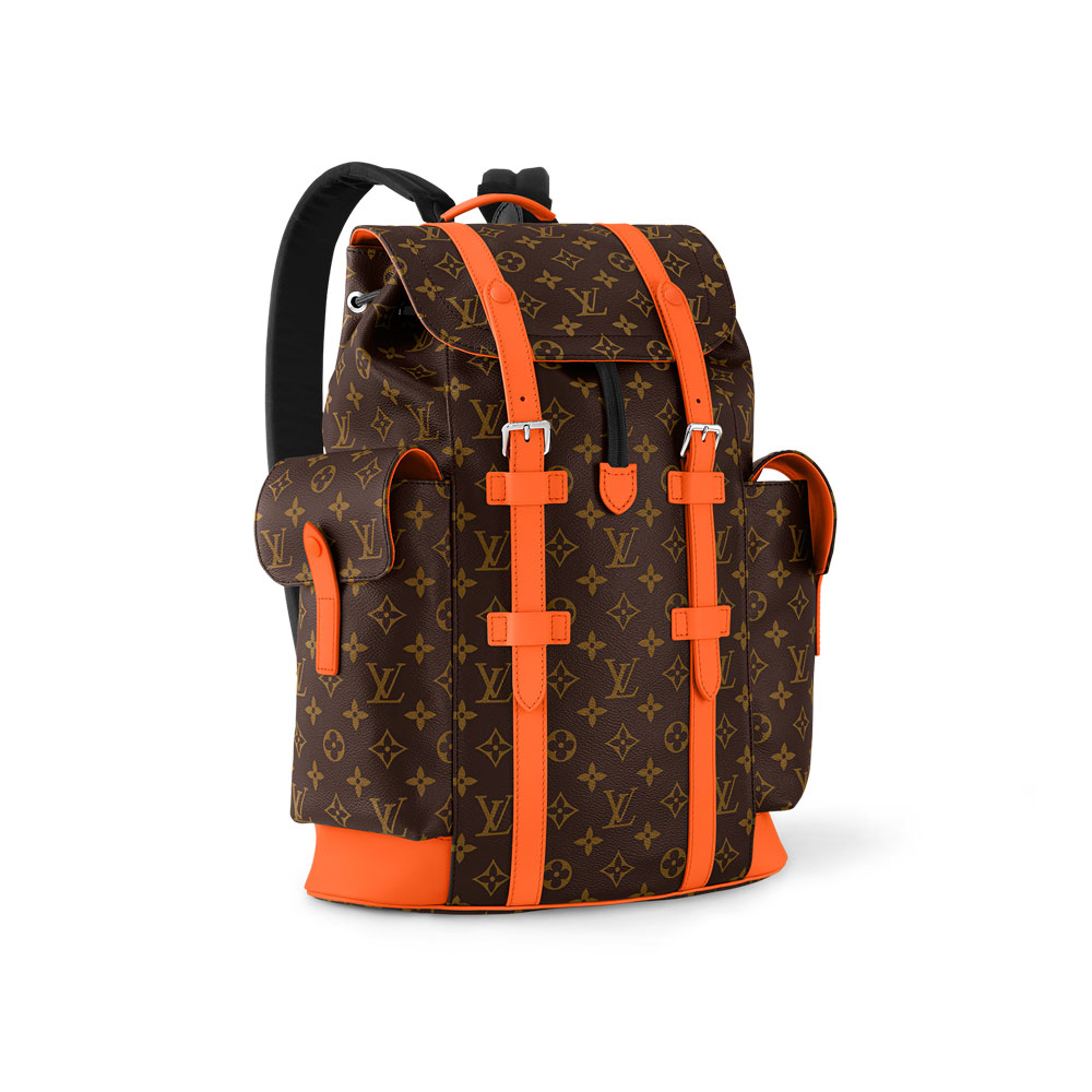 Louis Vuitton Christopher MM Backpack in Monogram Macassar Canvas M46814 - Photo-2