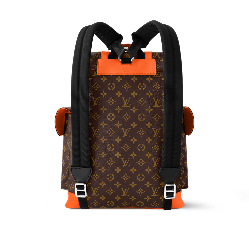 Louis Vuitton Christopher MM Backpack in Monogram Macassar Canvas M46814 - Photo-3