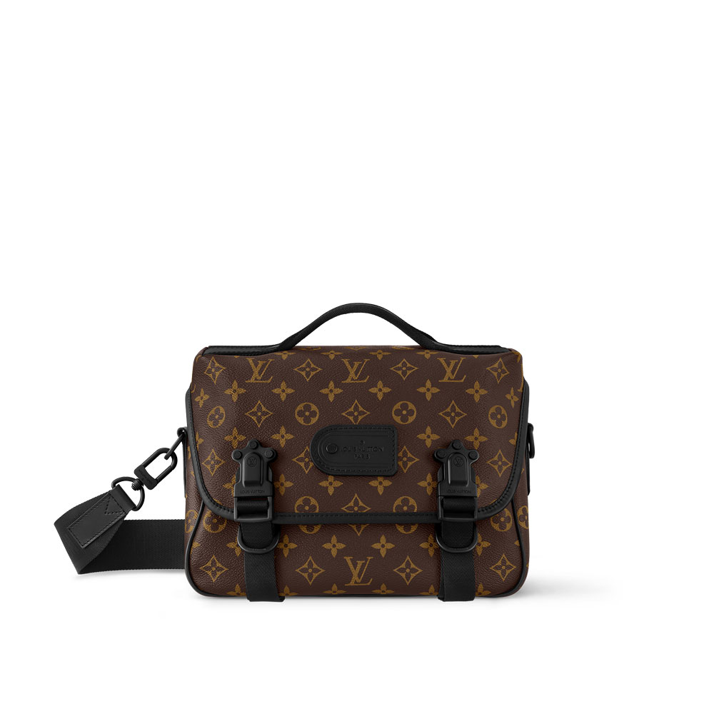 Louis Vuitton Trail Messenger Bag Monogram Macassar Canvas M46972