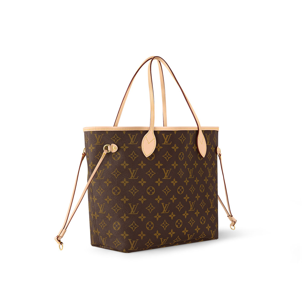 Louis Vuitton Neverfull MM Tote Bag Monogram Canvas Brown M46975 - Photo-2