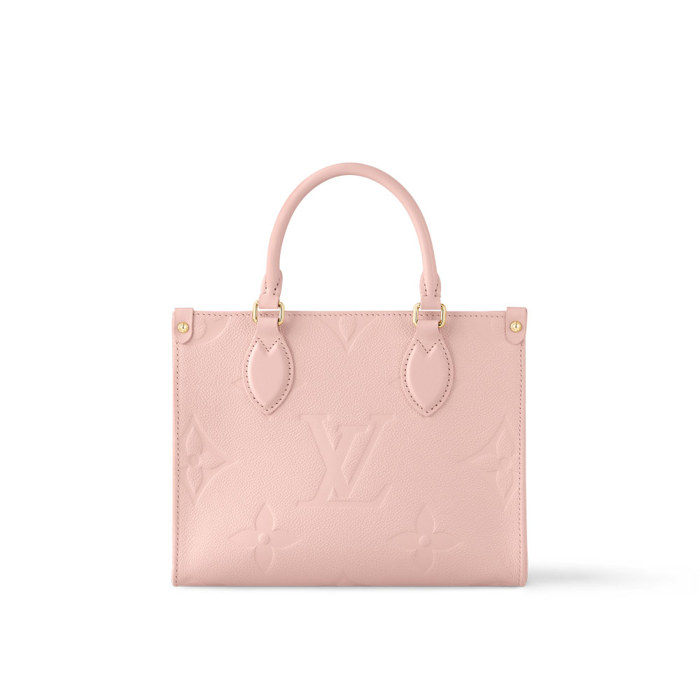 Louis Vuitton OnTheGo PM Bag Monogram Empreinte Leather Pink M47135 - Photo-3