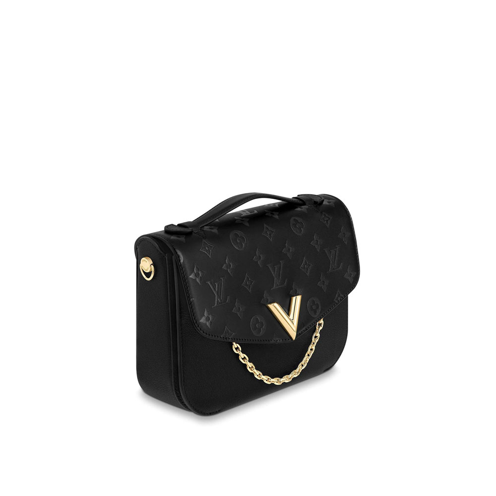 Louis Vuitton Very Messenger Very Leather in Black M53382 - Photo-2