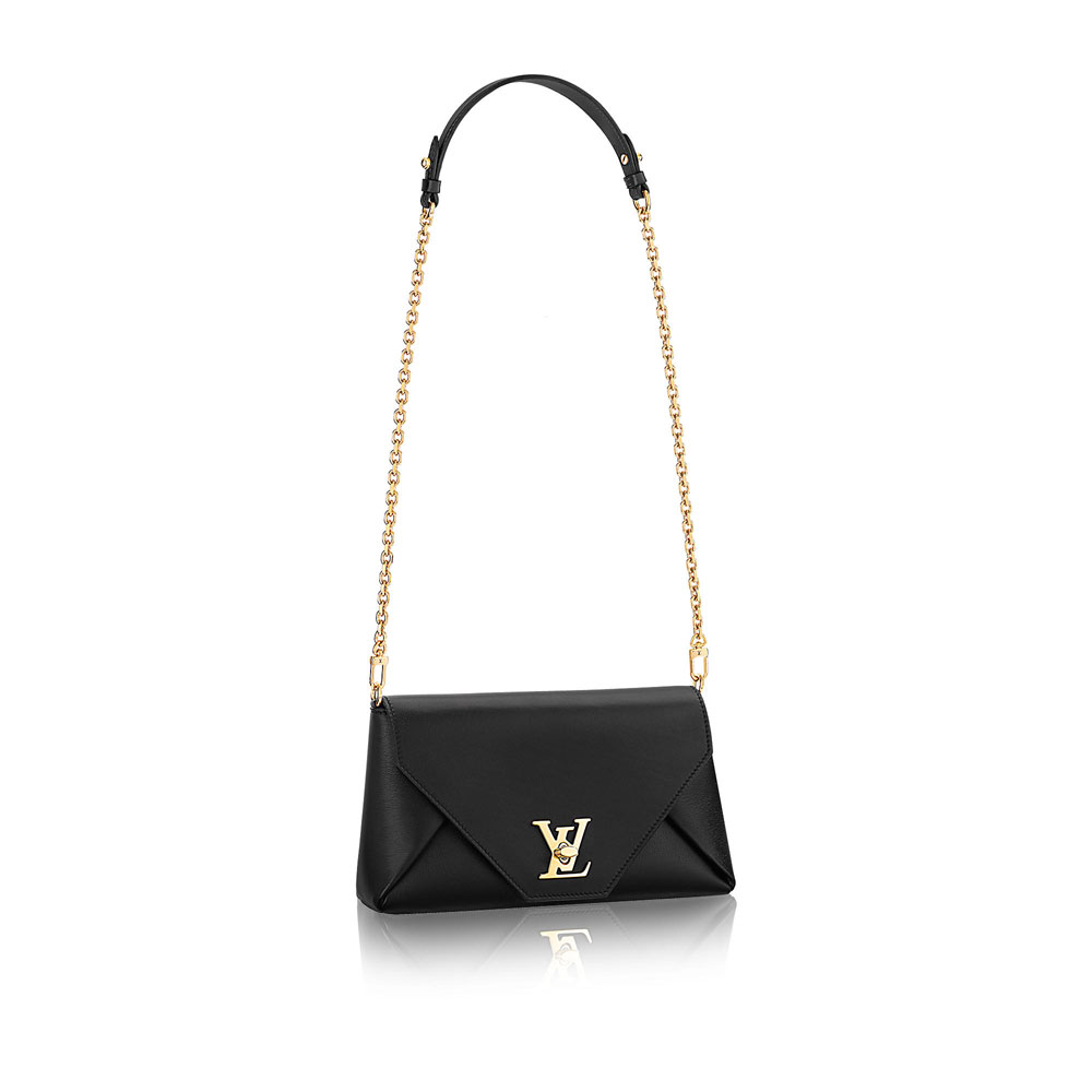 Louis Vuitton Leather Evening Bag Clutch Love Note M54500