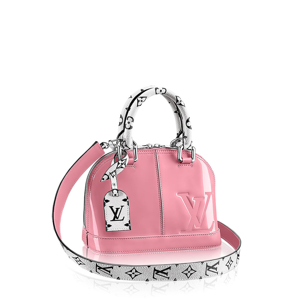 Louis Vuitton alma bb patent bag M54704