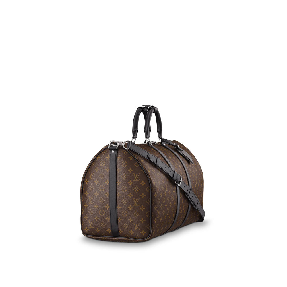 Louis Vuitton Keepall Bandouliere 55 Monogram Macassar M56714 - Photo-2