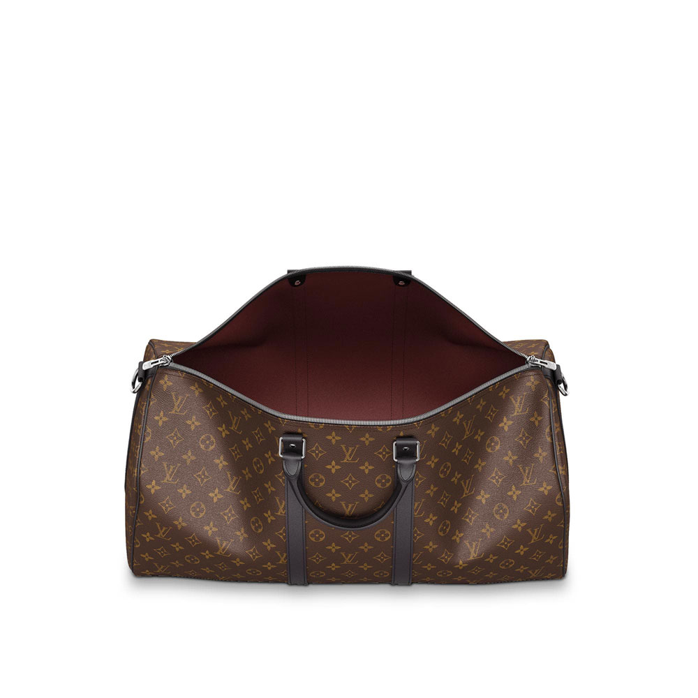 Louis Vuitton Keepall Bandouliere 55 Monogram Macassar M56714 - Photo-3