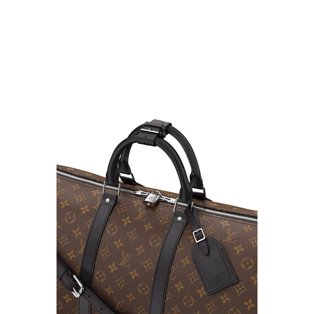 Louis Vuitton Keepall Bandouliere 55 Monogram Macassar M56714 - Photo-4