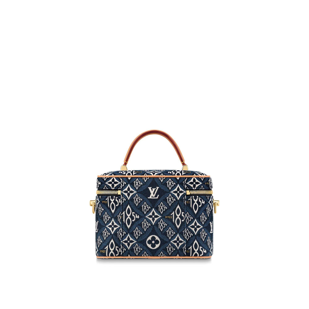 Louis Vuitton Vanity PM Monogram Jacquard Since 1854 in Blue M57403 - Photo-4
