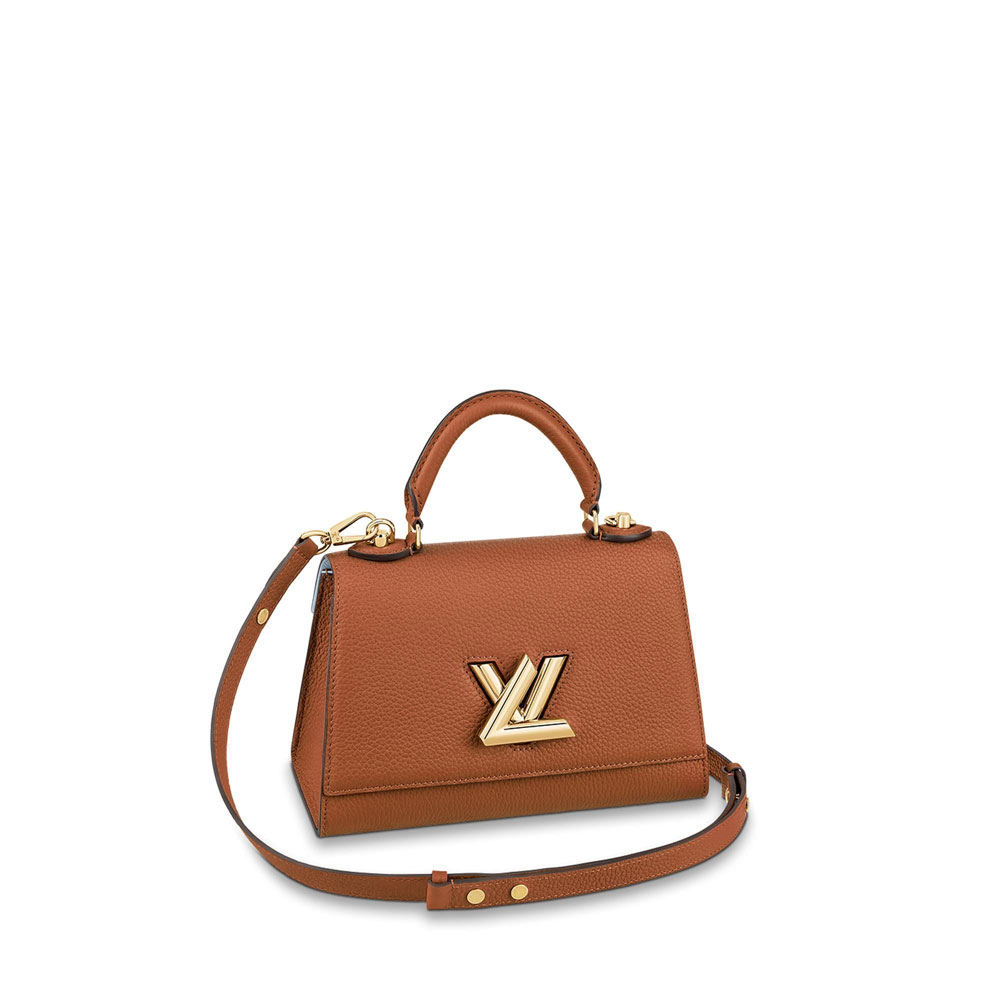 Louis Vuitton Twist One Handle PM Taurillon Leather in Beige M57897