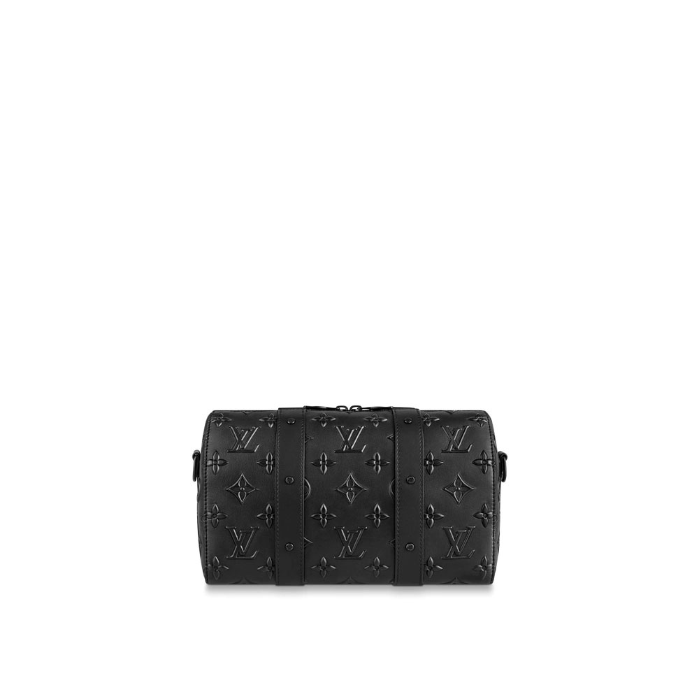 Louis Vuitton City Keepall Other Leathers in Black M57955 - Photo-3