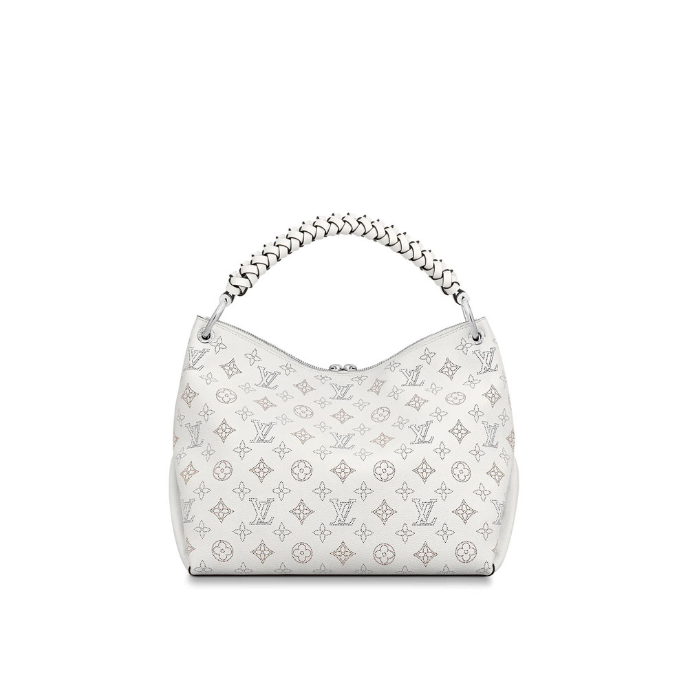 Louis Vuitton Beaubourg Hobo Mahina in White M58482 - Photo-3