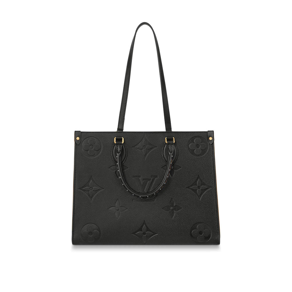 Louis Vuitton OnTheGo MM Monogram Empreinte Leather in Black M58522 - Photo-3