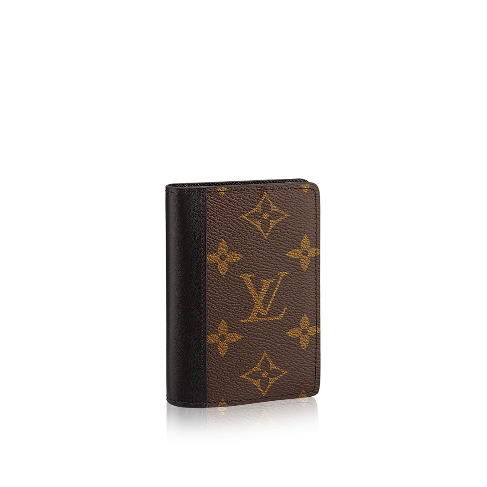Louis Vuitton Pocket Organiser Monogram Macassar Canvas M60111