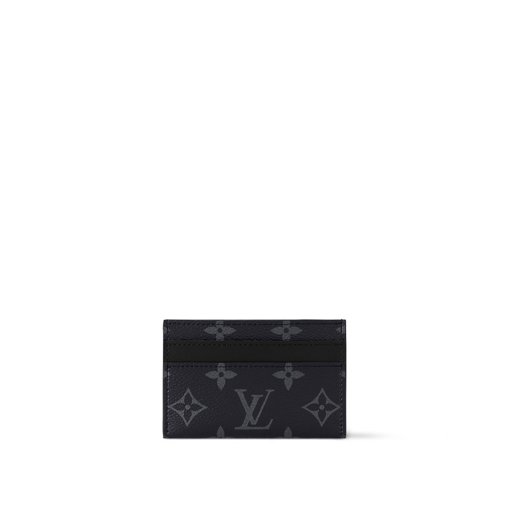 Louis Vuitton Double Card Holder Monogram Eclipse M62170