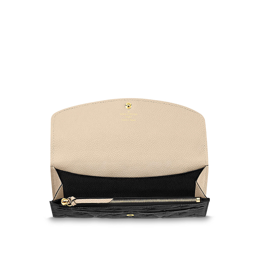 Louis Vuitton Monogram Empreinte Leather Emilie Wallet for Women M62369 - Photo-2